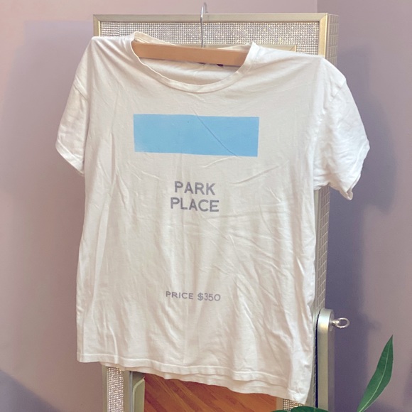 Other - 💎 Park place MONOPOLY graphic tee size xs white